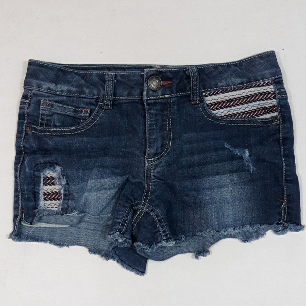 ⬇️$12 Mudd Girls blue jean shorts girls size 12